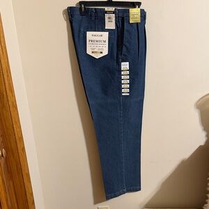 Haggar Men's Relaxed Jeans - Deep Blue